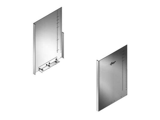 Cube Van Shelving End Panel Kit, 16"D x 24"H, Bulk Buy