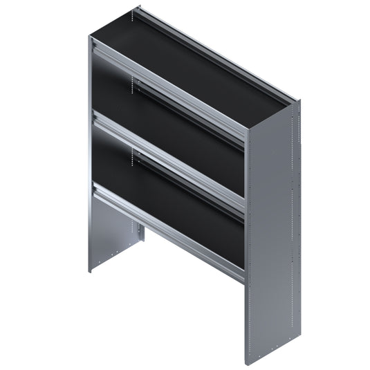 3 Shelf Unit, Cube Van, 48"L x 16"D x 62"H