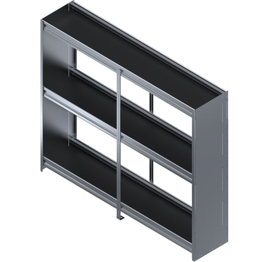 3 Shelf Unit, Cube Van, 72"L x 16"D x 62"H