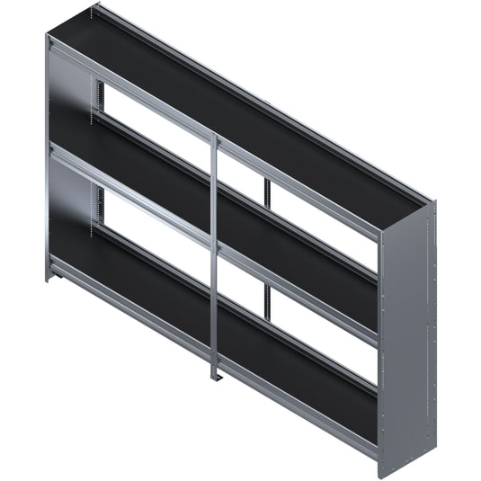 3 Shelf Unit, Cube Van, 96"L x 16"D x 62"H