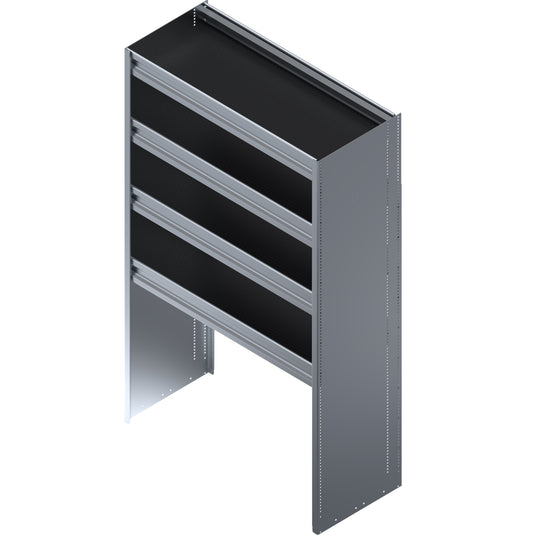 4-Shelf Unit for Cube Van, 36"L x 16"D x 62"H
