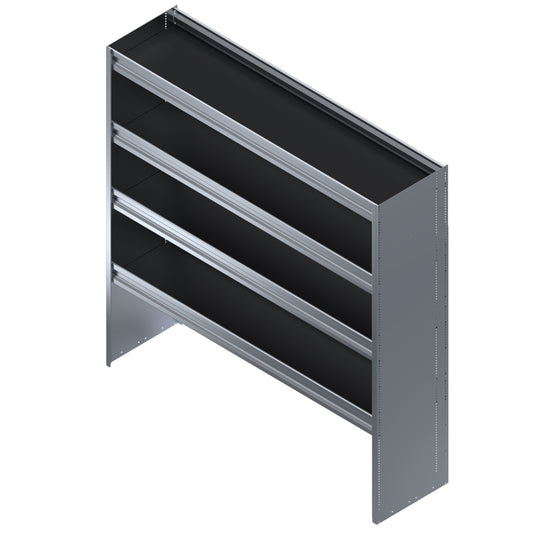 4-Shelf Unit for Cube Van, 60"L x 16"D x 62"H