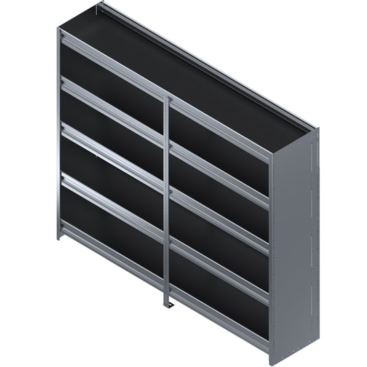 5 Shelf Unit, Cube Van, 72"L x 16"D x 62"H