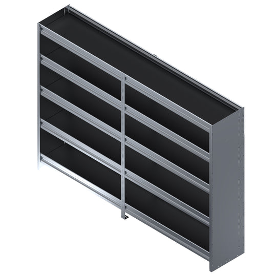 5 Shelf Unit, Cube Van, 84"L x 16"D x 62"H