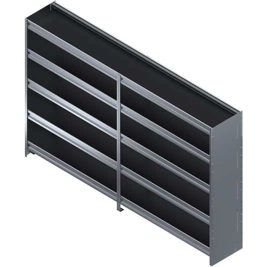 5 Shelf Unit, Cube Van, 96"L x 16"D x 62"H