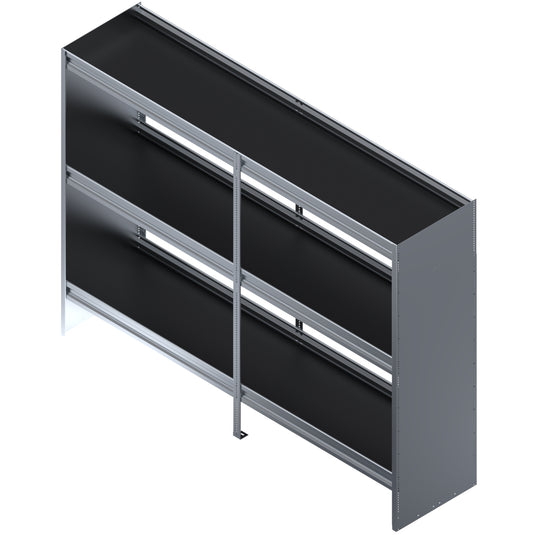 3 Shelf Unit, Cube Van, 72"L x 18"D x 62"H