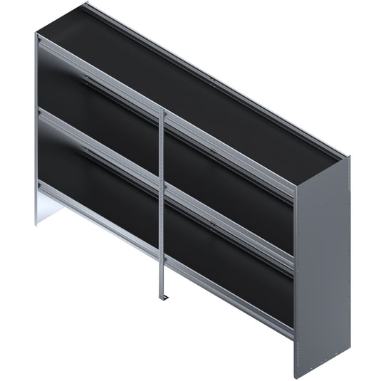 3 Shelf Unit, Cube Van, 96"L x 18"D x 62"H