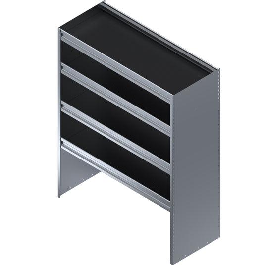 4-Shelf Unit for Cube Van, 48"L x 18"D x 62"H