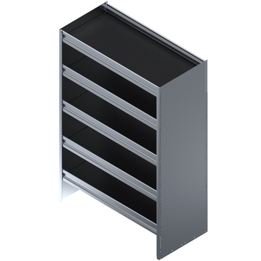 5 Shelf Unit, Cube Van, 36"L x 20"D x 62"H