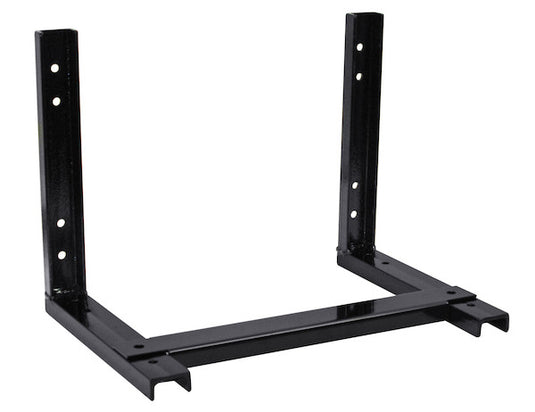 15x14 Inch Black Steel Mounting Brackets For 24/36 Inch Poly Truck Boxes