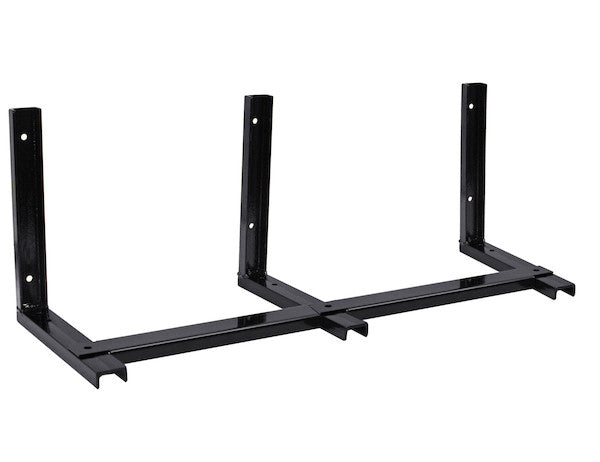 Load image into Gallery viewer, 15x14 Inch Black Steel Mounting Brackets For 48 Inch Poly Truck Boxes
