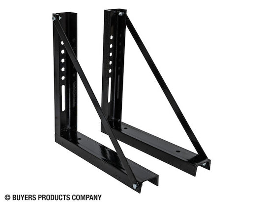 18x18 Inch Welded Black Structural Steel Mounting Brackets