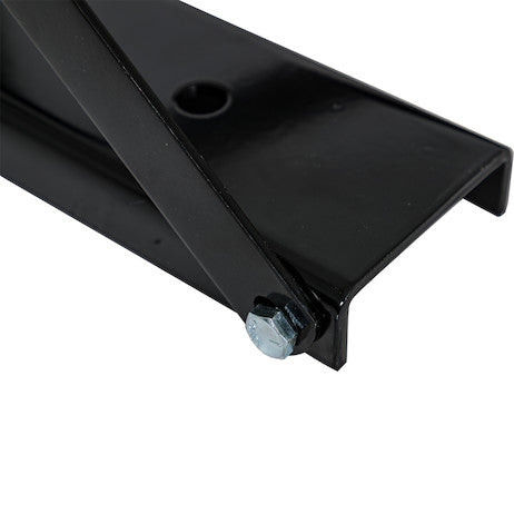 18x18 Inch Bolted Black Formed Steel Mounting Brackets
