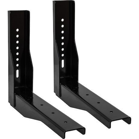 Pro Series Gloss Black Structural Steel Mounting Brackets, For Use With 18x18 Underbody Truck Boxes