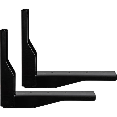 Load image into Gallery viewer, Pro Series Gloss Black Structural Steel Mounting Brackets, For Use With 18x18 Underbody Truck Boxes
