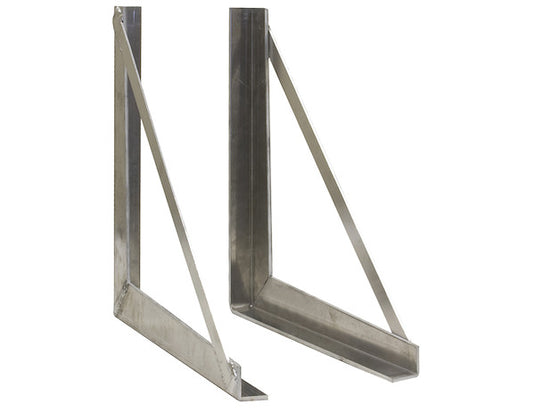 24x24 Inch Welded Aluminum Truck Tool Box Brackets