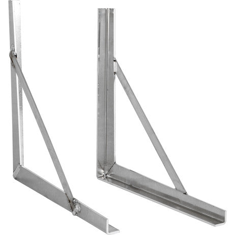 Load image into Gallery viewer, 24x24 Inch Welded Aluminum Truck Tool Box Brackets
