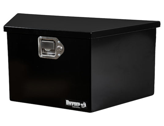 27 Inch Wide Gloss Black Steel Trailer Tongue Truck Box