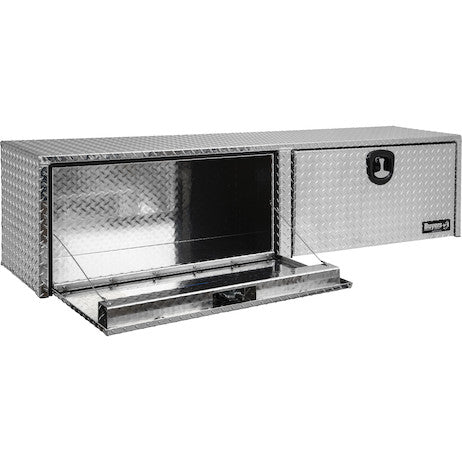 16x13x72 Inch Diamond Tread Aluminum Topsider Truck Box
