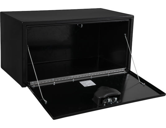 18x18x30 Inch Black Steel Underbody Truck Box With Paddle Latch