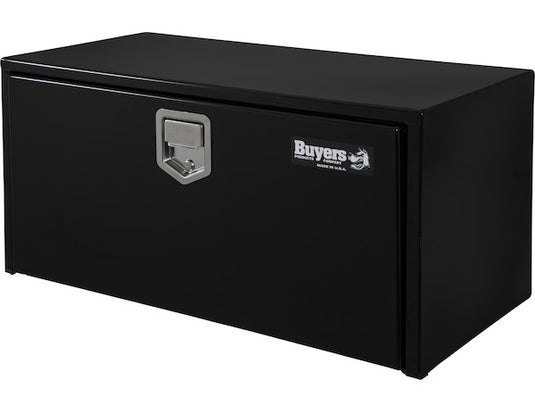 18x18x30 Inch Black Steel Underbody Truck Box With Paddle Latch