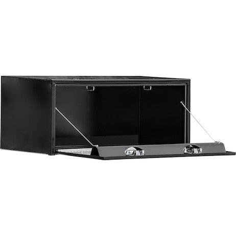 Load image into Gallery viewer, 18x18x30 Inch Black Steel Underbody Truck Box With Paddle Latch
