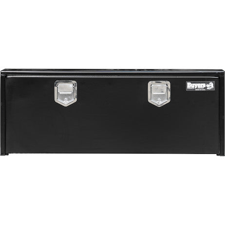Load image into Gallery viewer, 18x18x60 Inch Black Steel Underbody Truck Box With Paddle Latch
