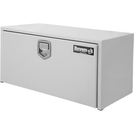18x18x36 Inch White Steel Underbody Truck Box with Paddle Latch