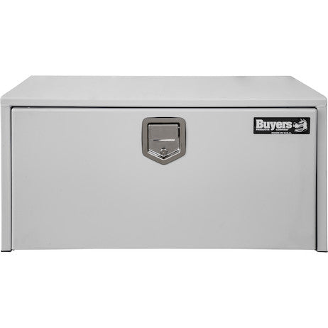 18x18x36 Inch White Steel Underbody Truck Box with Paddle Latch