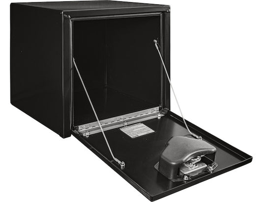 18x18x18 Inch Black Steel Underbody Truck Box