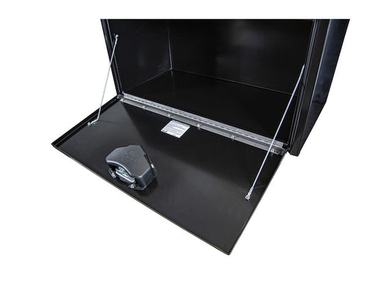 18x18x36 Inch Black Steel Underbody Truck Box