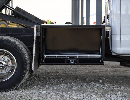 18x18x36 Inch Black Steel Underbody Truck Box