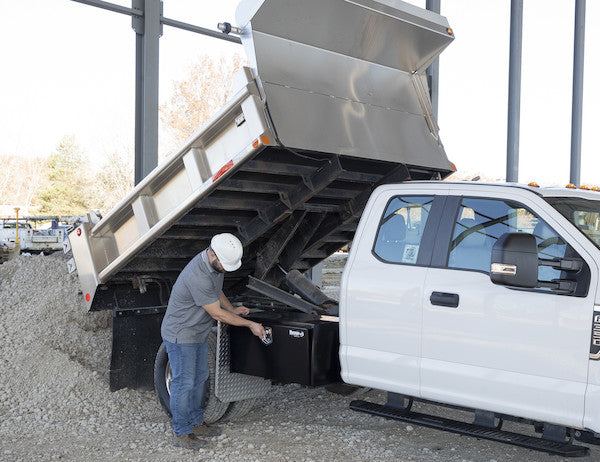 Load image into Gallery viewer, 18x18x36 Inch Black Steel Underbody Truck Box
