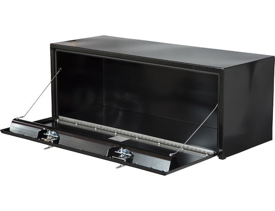 18x18x48 Inch Black Steel Underbody Truck Box
