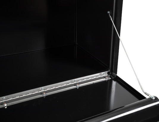 18x18x60 Inch Black Steel Underbody Truck Box