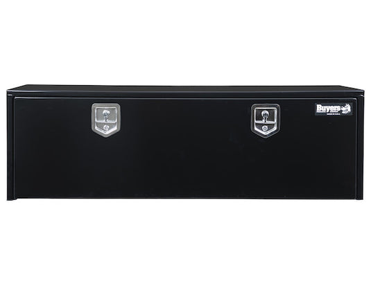 18x18x60 Inch Black Steel Underbody Truck Box