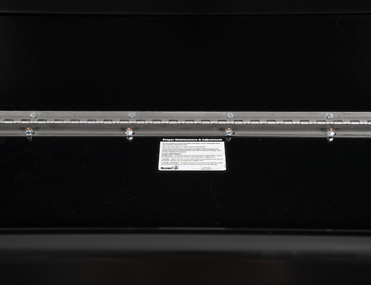 18x18x60 Inch Black Steel Underbody Truck Box