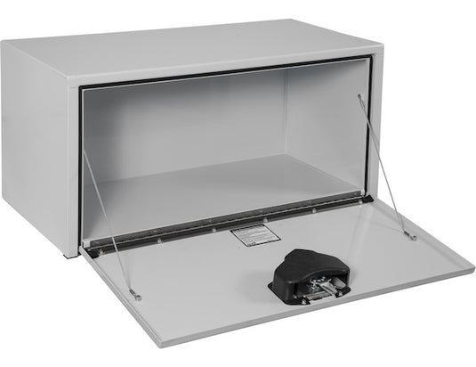 18x18x60 Inch White Steel Underbody Truck Box