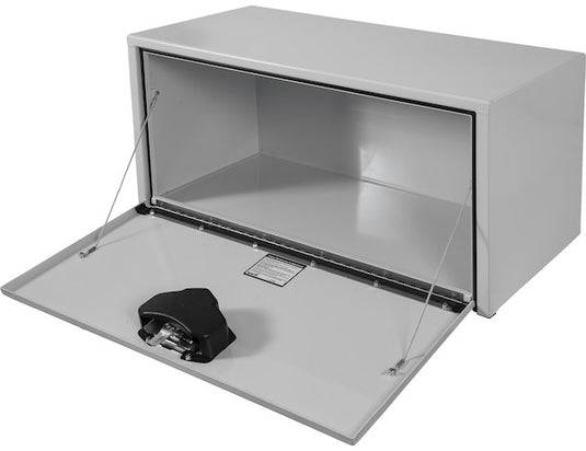 18x18x24 Inch White Steel Underbody Truck Box