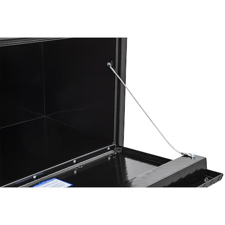 18x18x24 Inch Black Steel Underbody Truck Box With Aluminum Door