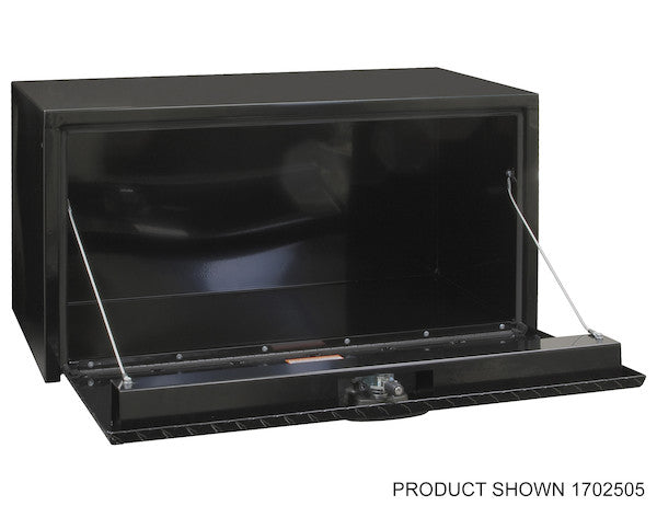 Load image into Gallery viewer, 18x18x36 Inch Black Steel Underbody Truck Box With Aluminum Door
