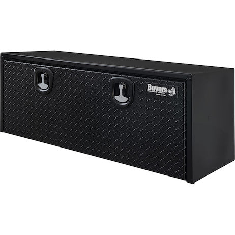 Load image into Gallery viewer, 18x18x48 Inch Black Steel Underbody Truck Box With Aluminum Door
