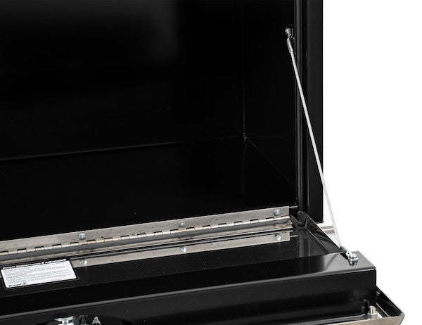 Load image into Gallery viewer, 18x18x36 Inch Black Steel Truck Box With Stainless Steel Door
