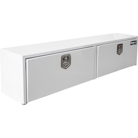 16x13x88 Inch White Steel Topsider Truck Box