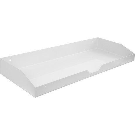 Interior Storage Tray 18X16X90 Inch White Steel Topsider Truck Box