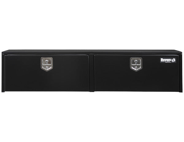 Load image into Gallery viewer, 16x13x72 Inch Black Steel Topsider Truck Box
