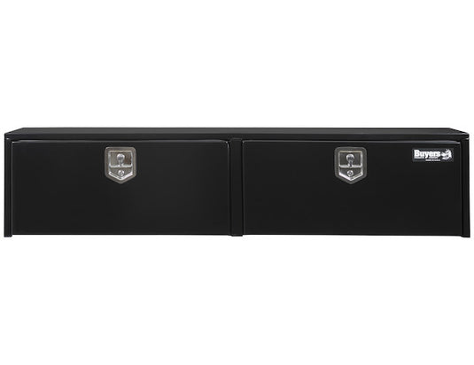 16x13x72 Inch Black Steel Topsider Truck Box