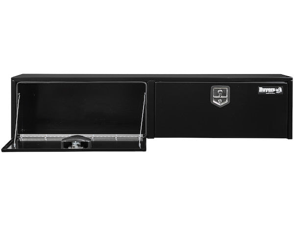 Load image into Gallery viewer, 16x13x96 Inch Black Steel Topsider Truck Box
