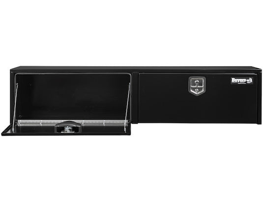 16x13x96 Inch Black Steel Topsider Truck Box