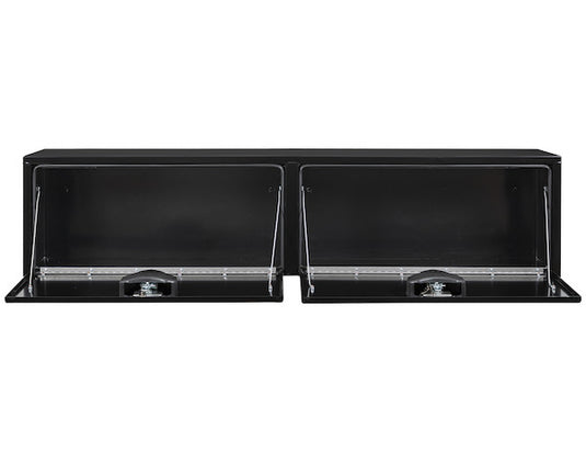 16x13x96 Inch Black Steel Topsider Truck Box